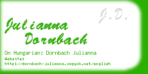 julianna dornbach business card
